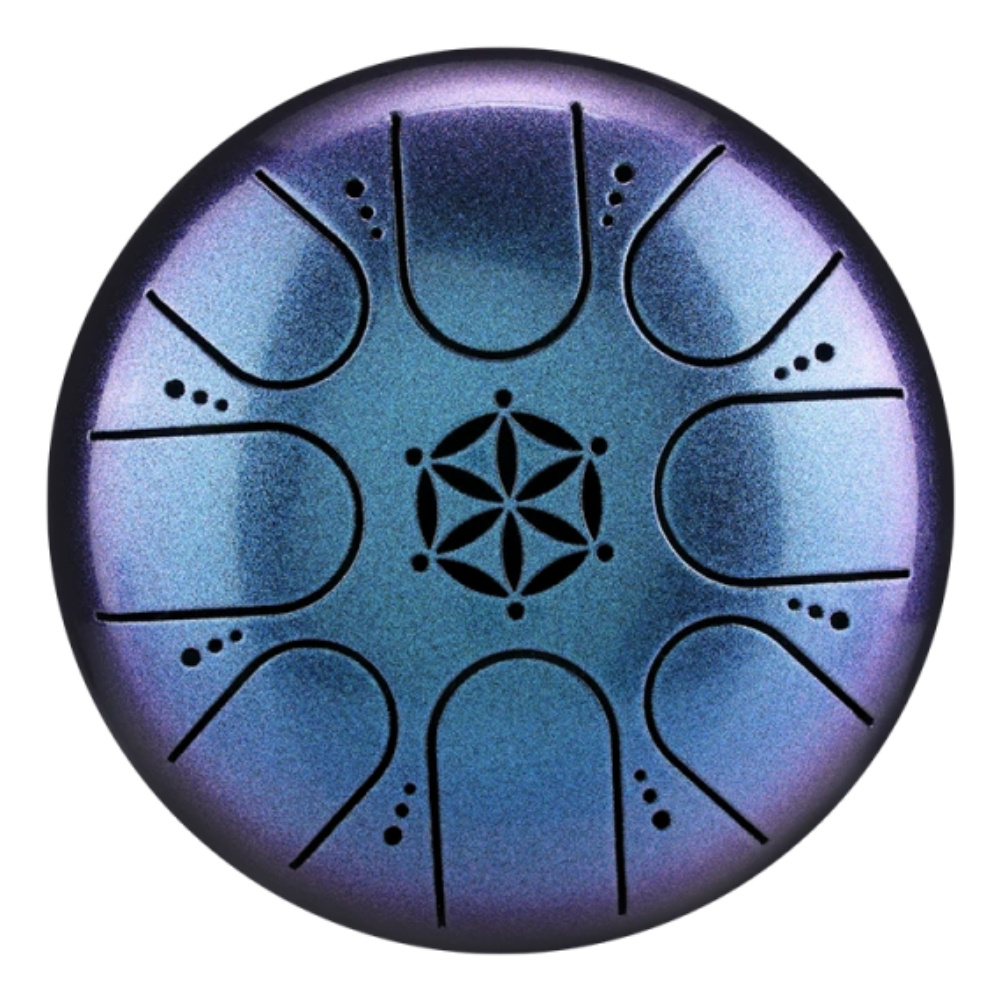 HLURU TCT8-5 - Flower of Life Series Tongue Drum 8 Notalı 5